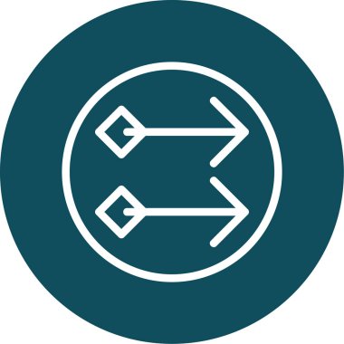 Modern simgenin vektör illüstrasyonu