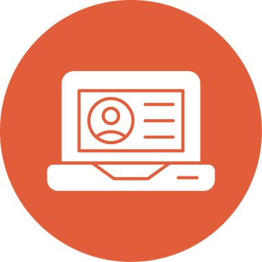 Bilgisayar simgesi. Basit resimleme