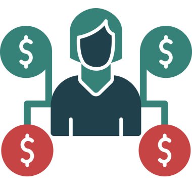 ticari finans vektör simgesi