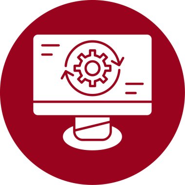 seo modern simgesinin vektör illüstrasyonu