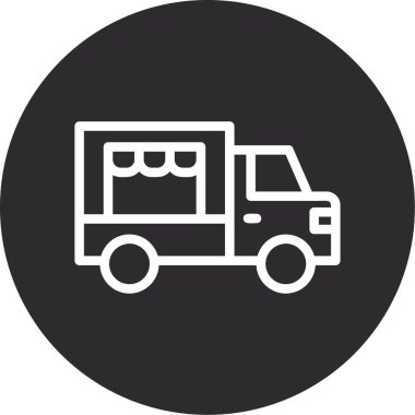 kamyon simgesi çizimi