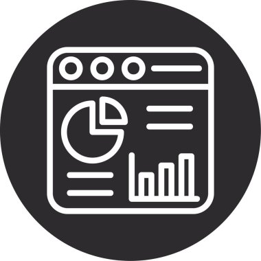 Veri analizi vektör illüstrasyonu