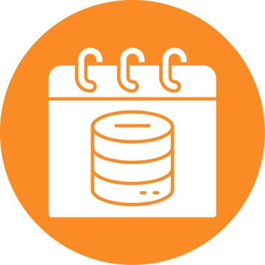 Sunucu. Web simgesi basit illüstrasyon