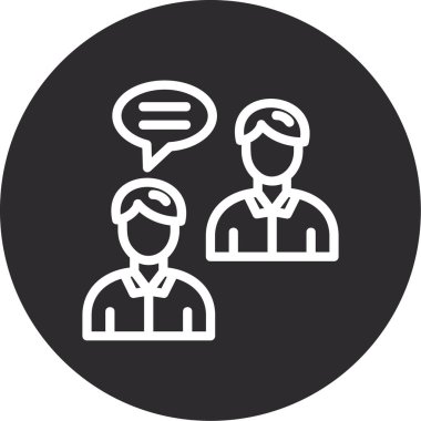 Modern insan simgesinin vektör çizimi