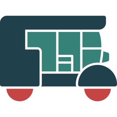 tren simgesi vektör illüstrasyonu