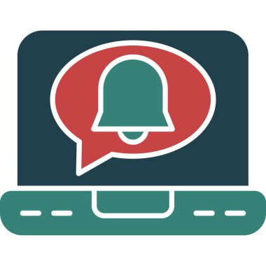 Sohbet simgesi, vektör çizimi