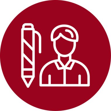 Bir adamın vektör illüstrasyonu