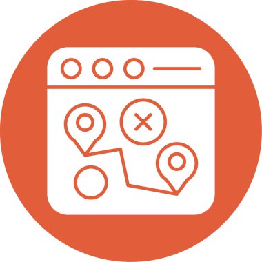 Mutfak aletleri simgesi, vektör illüstrasyonu