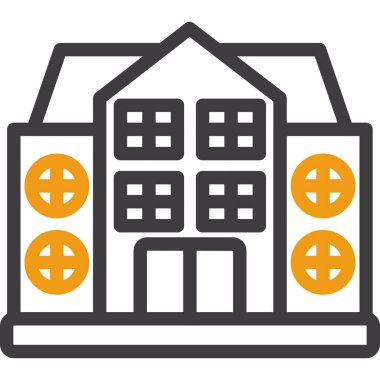 ev simgesi vektör illüstrasyonu