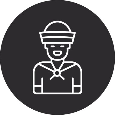 Modern simgenin vektör illüstrasyonu