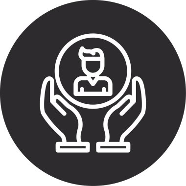 İnsanların vektör illüstrasyonu, basit kavram, vektör illüstrasyonu