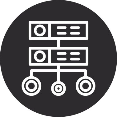 Modern oto tamir simgesinin vektör illüstrasyonu