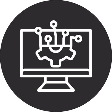 izleyici ikon vektör illüstrasyonu