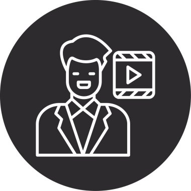 Vektör illüstrasyonu, simge ögesi arkaplanı