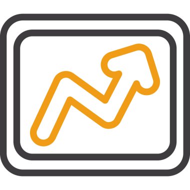 Ok. Web simgesi basit illüstrasyon