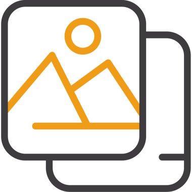 Bir kişi simgesinin vektör illüstrasyonu