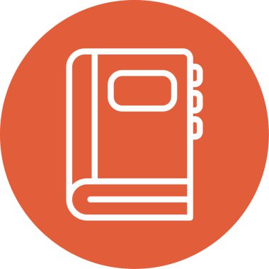 kitap simgesi vektör illüstrasyonu