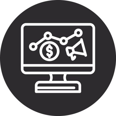 seo modern simgesinin vektör illüstrasyonu