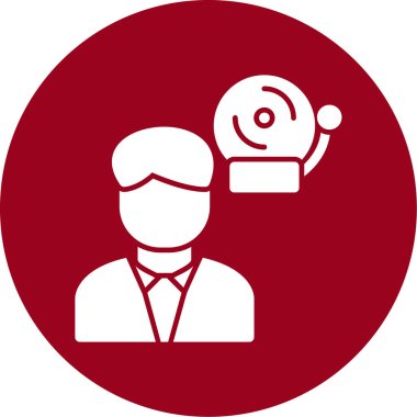 İnsan simgesinin vektör illüstrasyonu