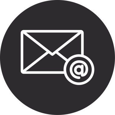 e- posta simgesi vektör illüstrasyonu