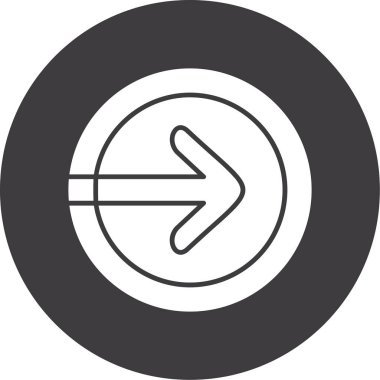 ok simgesinin vektör illüstrasyonu