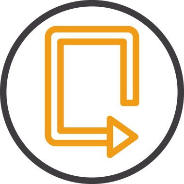 ok simgesi vektör illüstrasyonu