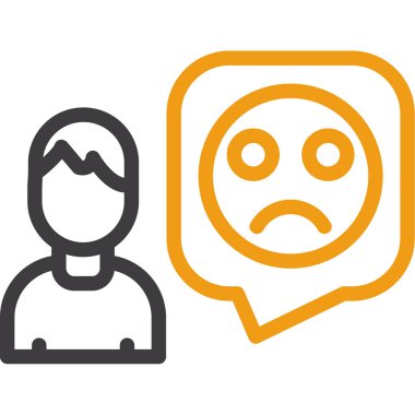 Müşteri hizmeti simgesi, vektör illüstrasyonu