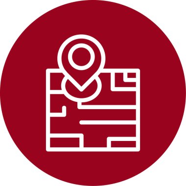 Vektör gps Simge illüstrasyonu