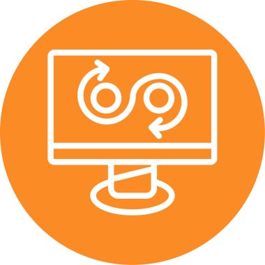 seo modern simgesinin vektör illüstrasyonu