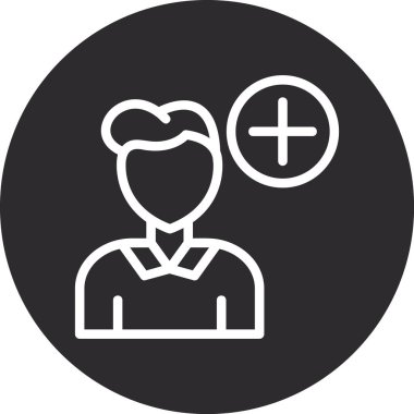 İnsan simgesinin vektör illüstrasyonu