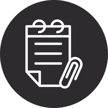 Vektör belgesi Simge illüstrasyonu