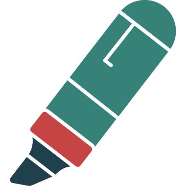 Boya Fırçası. Web simgesi basit illüstrasyon