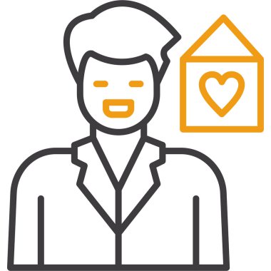 Adam kalp ikonunu seviyor.