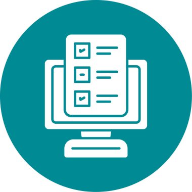 Seo simgesinin vektör illüstrasyonu