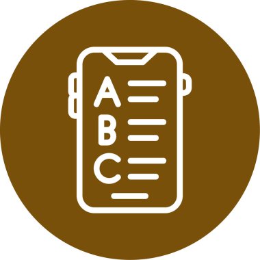 Eğitim ve okul konseptinin vektör simgesi