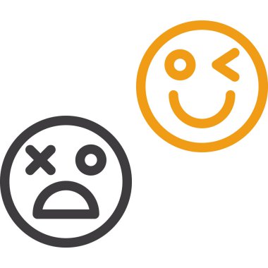 duygu yüz çizgisi simgesi