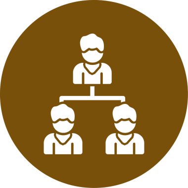 Bir grup insanın vektör çizimi