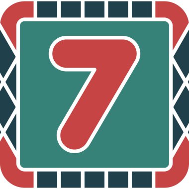 7 numaralı tasarım, 10 grafiklik vektör çizimi