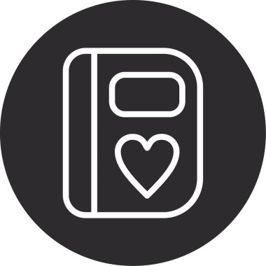 Kitap. Web simgesi basit tasarım