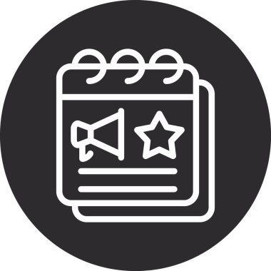 Olay Pazarlama simgesi vektör illüstrasyon tasarımı