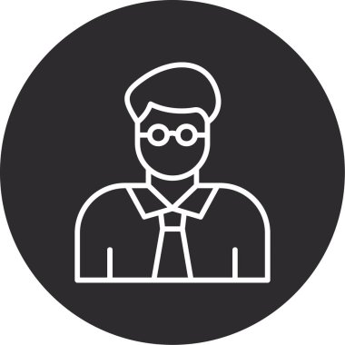 İş simgesinin vektör illüstrasyonu