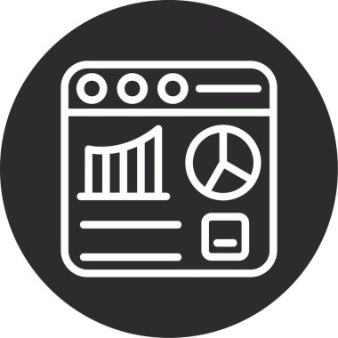 seo modern simgesinin vektör illüstrasyonu