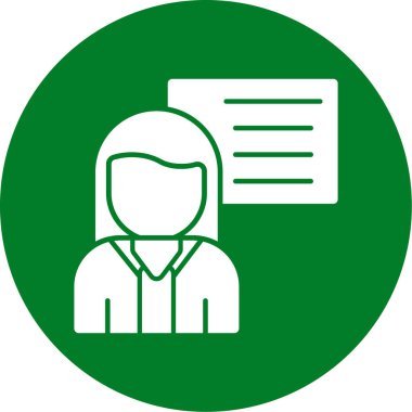 Kadın doktorun vektör çizimi