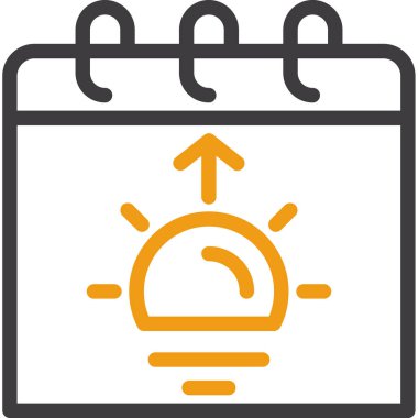 takvim tarihi simgesi vektör illüstrasyon