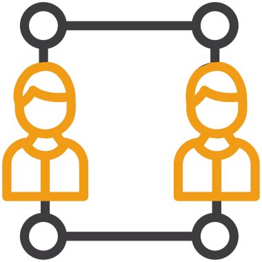 bağlantı simgesi vektör illüstrasyonu