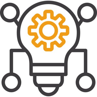 ampul simgesi vektör illüstrasyonu