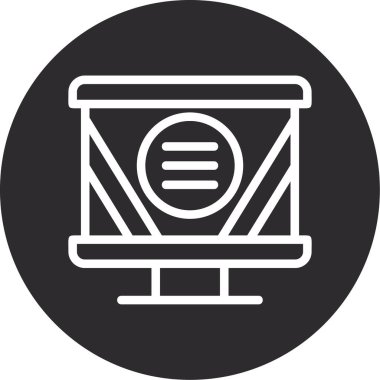 seo modern simgesinin vektör illüstrasyonu