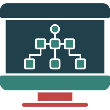 Seo simgesinin vektör illüstrasyonu