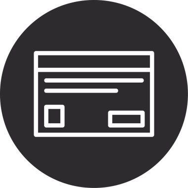 Kart vektör simgesi