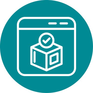 Vektör illüstrasyonu, simge ögesi arkaplanı